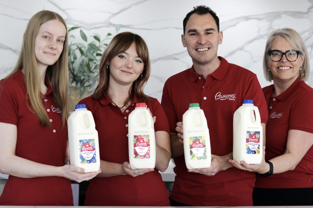 Brownes Dairy refreshes white milk packaging