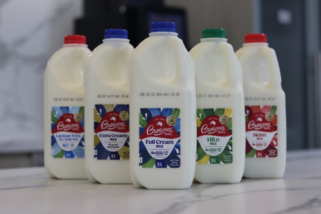 Brownes Dairy new look.