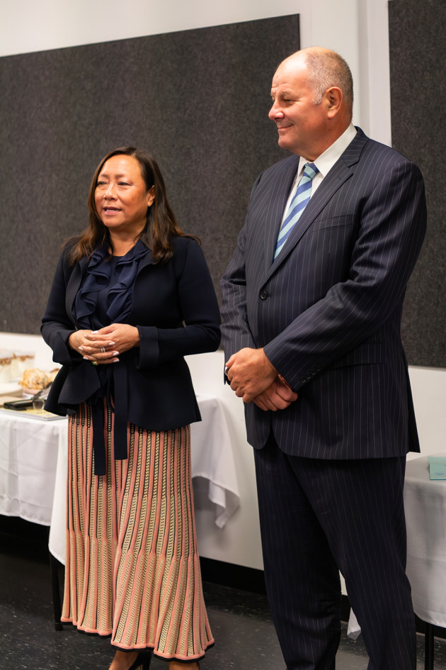 Bubs chair Katrina Rathie and board director Paul Jensen.