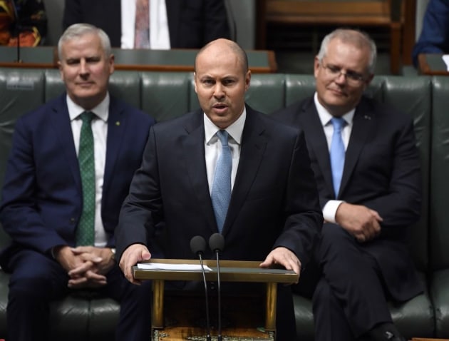 Treasurer Josh Frydenberg's 2021 Budget has increased Defence spending to 2.1 per cent of GDP.
Josh Frydenberg via Twitter