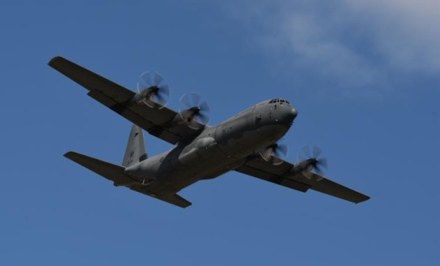 An H-model Hercules represented a long line of C-130s that have served with the RAAF. (Steve Hitchen)