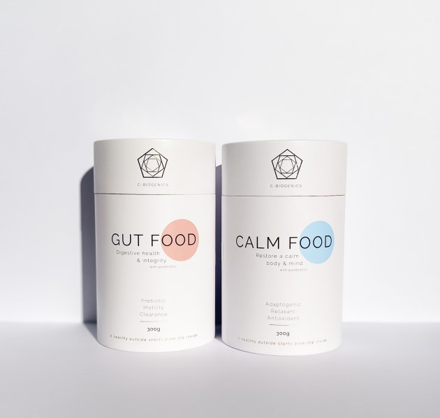 C-Biogenics&rsquo; Gut Food and Calm Food contain therapeutic doses of functional ingredients for maximum health benefits.
(Image source: C-Biogenics)