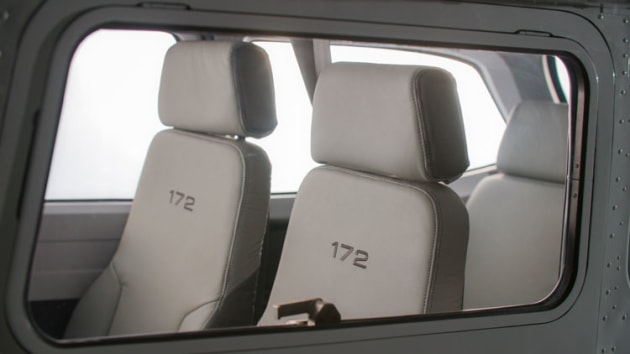 A sneak peak at the new Skyhawk interior styling. (Textron Aviation)
