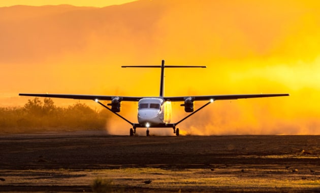 Textron believes the ability to operate from gravel strips will add flexibility to SkyCourier operations. (Textron Aviation)