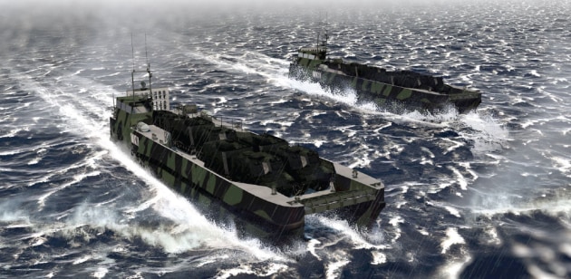 A concept image of the Caiman 90.
BMT