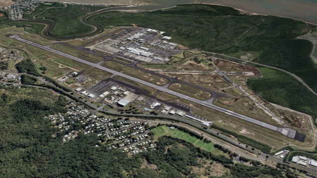 Cairns International Airport in Far North Queensland. (Google Earth image)