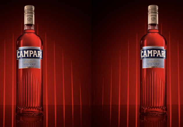 Campari has launched a new bottle design inspired by the journey of the Aperitivo ritual from Milano to the rest of the world.