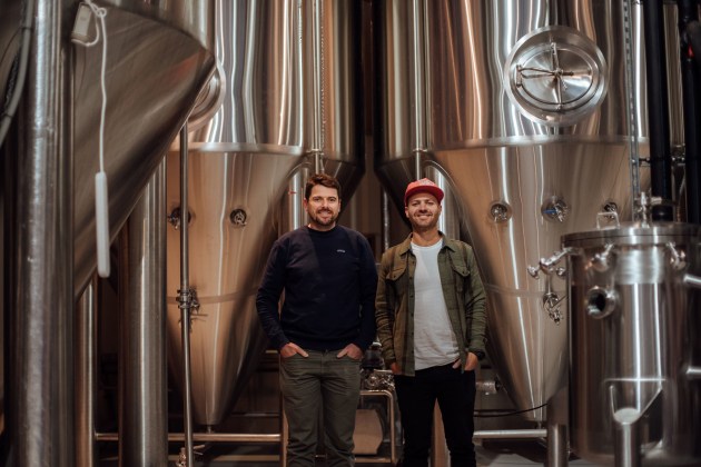 Capital Brewing Co founders and joint managing directors (l-r) Laurence Kain and Tom Hertel.
