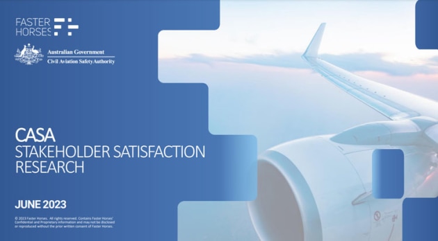 CASA's satisfaction rating has dipped according to the 2023 survey report. (Faster Horses)