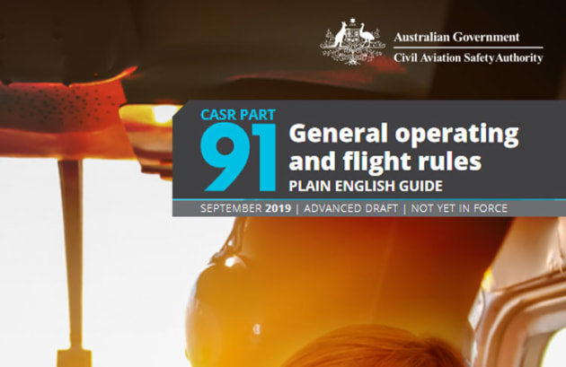 CASA's Part 91 Plain English Guide is aimed at making flight rules more understandable.