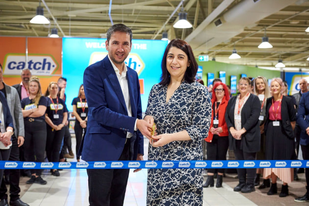 L to R: Catch CEO Nati Harpaz and Target Australia MD Marina Jouanou