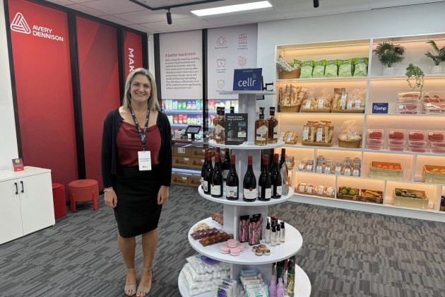 Cath Cornaggia, commercial director Labels & Packaging Avery Dennison, at the new ADX hub.