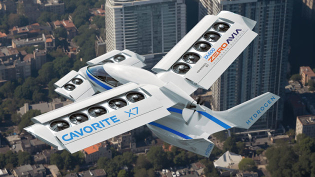 An impression of a ZA600-powered Horizon Cavorite X7. (Zero Avia)
