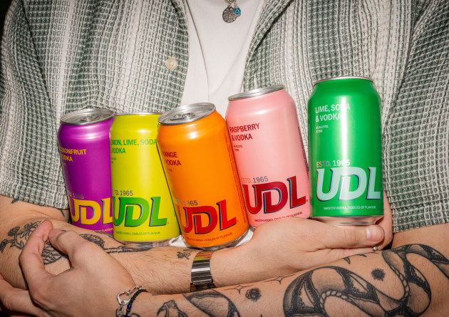 Vok Beverages has updated beverage brand UDL&rsquo;s packaging, and introduced a tighter SKU range ahead of summer. The cans were designed by Vok Beverages' internal studio and ARC Creative, and produced by Visy.
Source: Vok Beverages