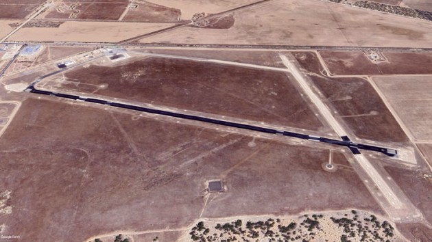 Ceduna's runway 11/29 will be re-sealed and lighting upgraded at the airport under Round 10 of the RAUP. (Google Earth image)