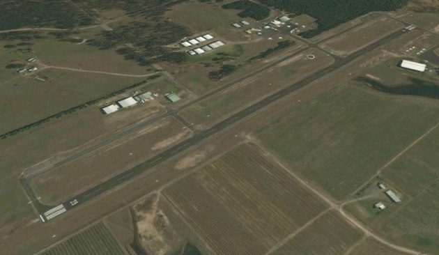 Cessnock Airport will get a makeover thanks to a NSW government grant. (Google Earth image)