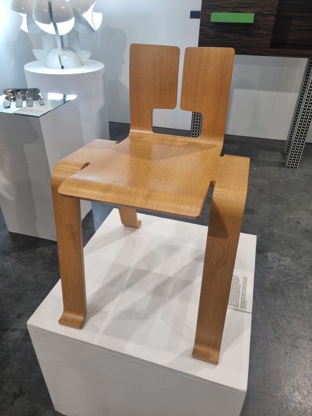 Charlotte Perriand (1903&ndash;1999) Ombra Tokyo chair, now made by Cassina. Part of the Celebrating Women retrospective. Photo: Linda Nathan