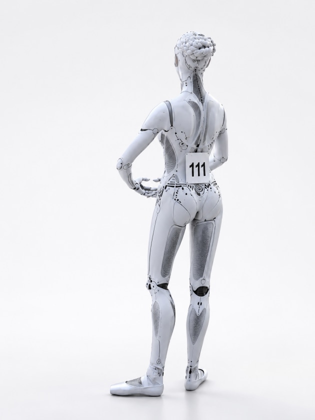 AI-generated image, used deliberately to illustrate the question at the heart of this essay: what is missing when a machine reproduces the appearance of dance without experiencing its labour, discipline or physical cost?