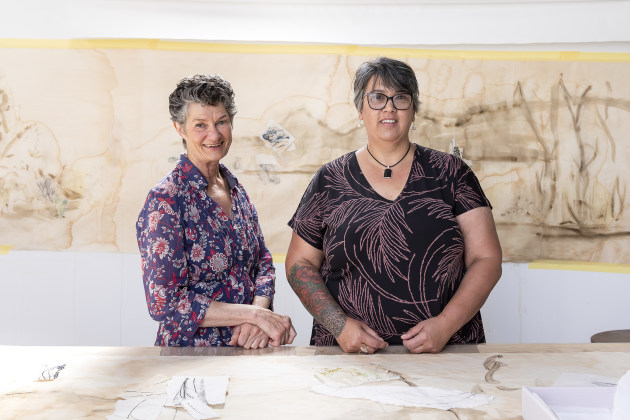 Cheryl Rose and Denise Robinson. Photo by Natasha Mulhall.