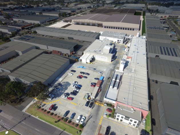 The expanded site will reach 21,000sqm at Chobani's Dandenong South location