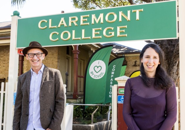 Doug Thomas and Professor Donna Green (Pic: UNSW)
