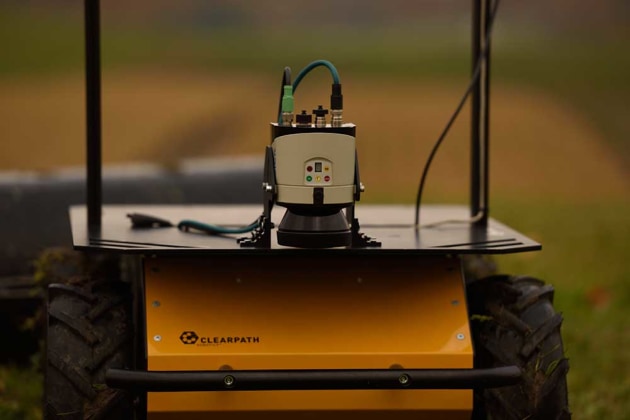 The Husky Explorer Pro is an unmanned ground vehicle (by ClearPath) which will be used for unique medical solution to save lives in the field with Chironix autonomous systems.

Credit: Chironix