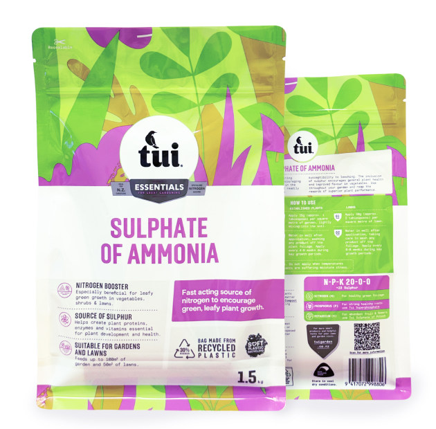 Tui range of Child-Resistant Bags: Evergreen Garden Care Group NZ and Close the Loop