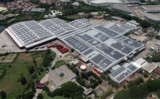 Coca-Cola Amatil West Cikarang solar project Indonesia's largest rooftop solar project