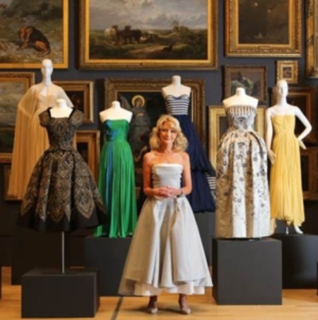 Dominique Sirop with the prized collection.