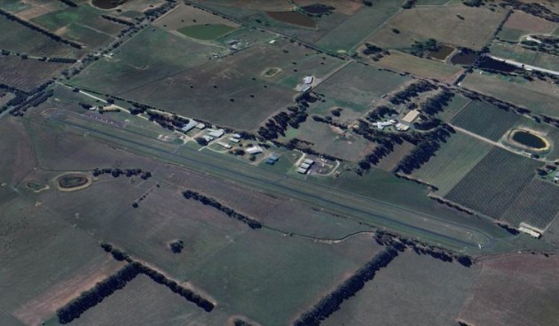 Coldstream Airport in the Yarra Valley is set for a major redevelopment. (Google Earth image)
