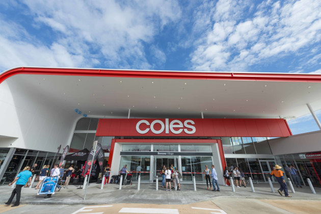 Coles in Benowa, Queensland: Many Qld stores will be powered by solar under the new agreement with CleanCo.