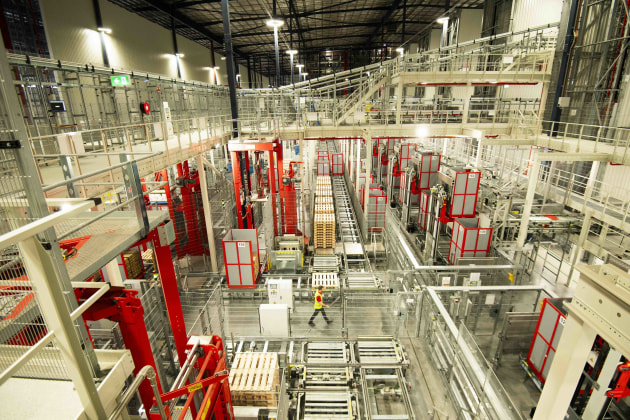 Coles Kemps Creek automated distribution Centre. (Image: Coles)