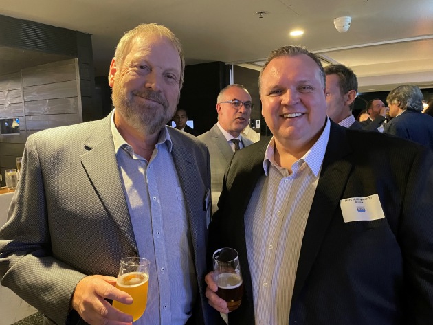 Colin Wells, Robotic Automation and APPMA Board director Mark Hollingsworth of Rhima.