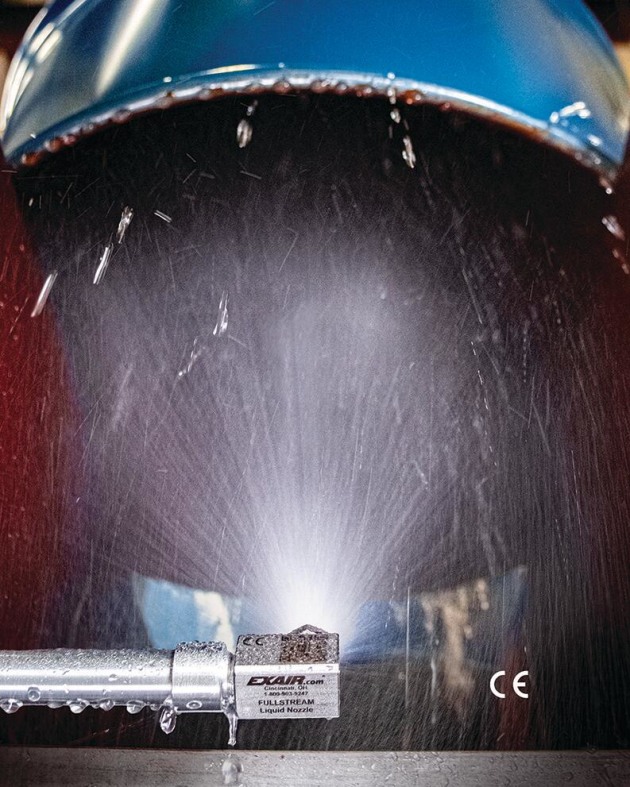 EXAIR&rsquo;s new 3/8&rdquo; FullStream Liquid Atomizing Spray Nozzle provides a full cone spray pattern for pressurised liquids.
