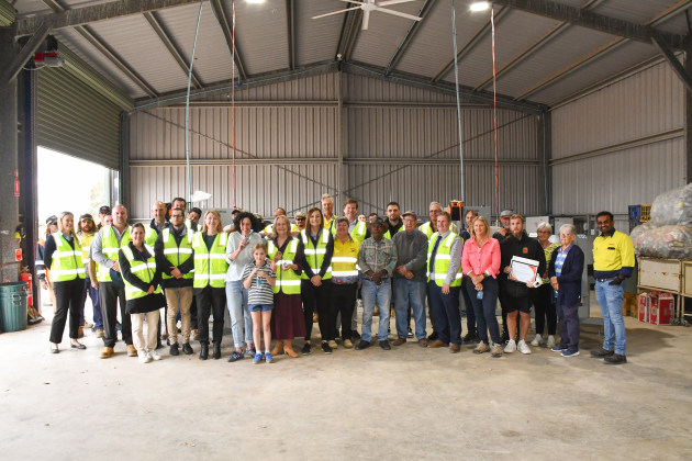 The new depot was officially opened with a celebration attended by the Coonamble Shire Council deputy mayor, local community groups and charities.