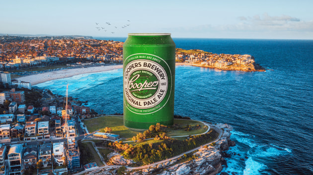 The Coopers Big Ales will be popping up at some of Australia&rsquo;s best-known locations, including Bondi Beach.