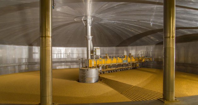 Barley grain being steeped at the Coopers Malting Plant in Adelaide. (Image: John Kr&uuml;ger for Coopers)