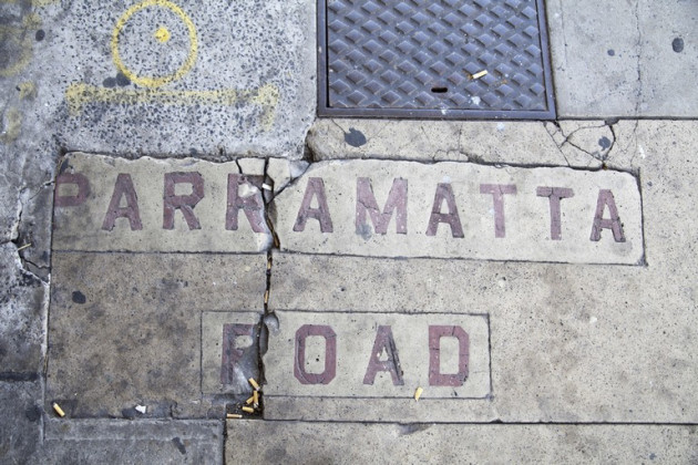 &copy; Lyndal Irons. On Parramatta Road.