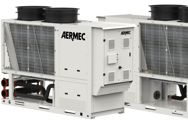 The double cooling circuit structure means that each circuit has a very low refrigerant content, guaranteeing suitability for use in all applications.