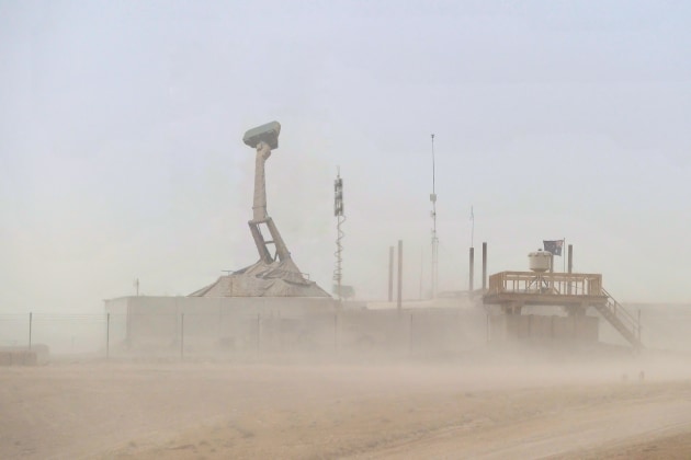 C-RAM at Tarin Kot, Afghanistan. Credit: Saab