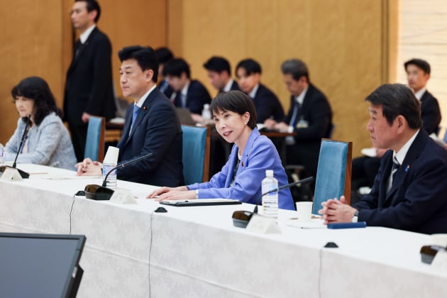 Japan PM Sanae Takaichi at a national security advisory committee meeting on April 27.

Credit: Japanese Prime Minister's Office