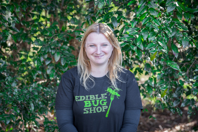 Skye Blackburn, Edible Bug Shop. Photo: Megann Evans