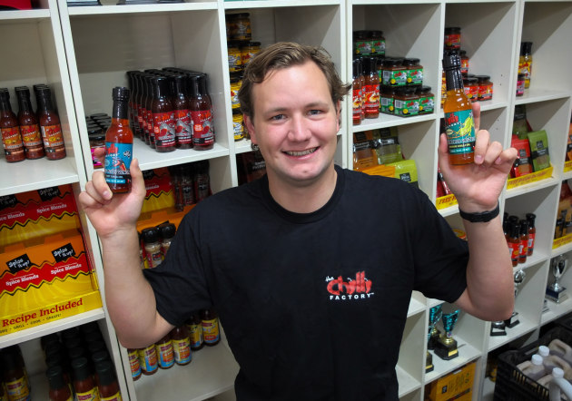 The Chilli Factory GM Daniel Morgan.