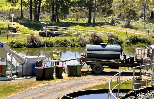 Effluent can flow into a waterway, creating expensive environmental issues. Image: CST Wastewater Solutions