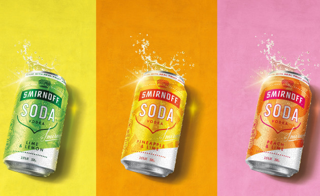 Smirnoff has launched two new RTD ranges: Smirnoff Soda and Smirnoff Hard Soda featuring five new flavours, all with less than 2.2g of sugar per 100ml.