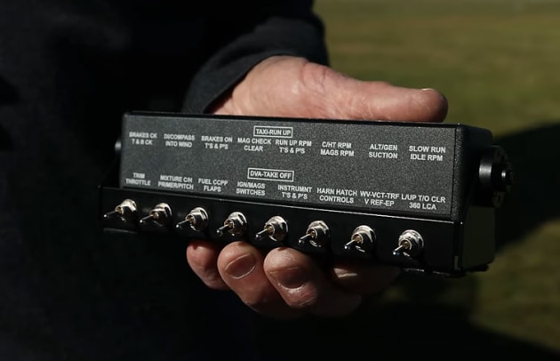 The Crosscheck cockpit checklist aid. (Crosscheck)