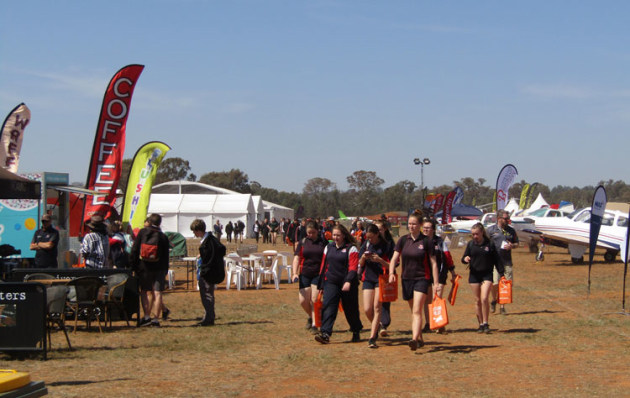 A section of the public area at AirVenture Australia 2019. (Paul Southwick)