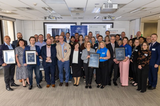 Boeing, together with delivery partners and program participants at Capability Up-Lift graduation event.
Credit: Boeing