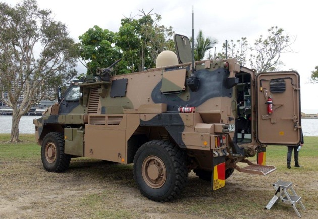 One of two prototypes of an eventual 18 Bushmasters to be delivered under Project Currawong.
Nigel Pittaway