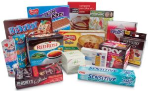 Folding cartons still carry a very high value.